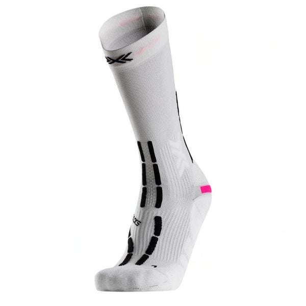 Skarpetki biegowe X-Socks Anatomix Crew. Białe skarpetki damskie X BIONIC, bez wzorów. Za 170.95 zł.