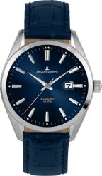 Zegarek Jacques Lemans Zegarek męski Jacques Lemans 1-1846.1B niebieski. Niebieskie zegarki męskie Jacques Lemans, bez wzorów. Za 1,436.00 zł.