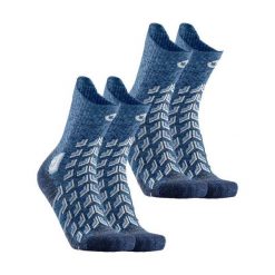 Skarpety trekkingowe kobieta Therm-ic Trekking Cool Crew Lady zestaw 2 par. Brązowe skarpetki damskie THERM-IC, bez wzorów. Za 224.00 zł.