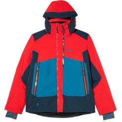 Kurtka narciarska męska Millet Stretch. Czerwone kurtki sportowe męskie Millet, m, bez wzorów, z poliesteru, bez kaptura, narciarskie. Za 942.00 zł.