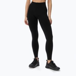 Legginsy treningowe damskie Cardio Bunny Seamless Push-Up. Czarne legginsy damskie Cardio Bunny, bez wzorów, z materiału. Za 94.99 zł.