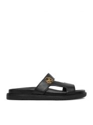 Beverly Hills Polo Club Klapki EO-WI16-SERDINIA-04 Czarny. Czarne klapki damskie Beverly Hills Polo Club, bez wzorów, ze skóry, bez obcasa, bez zapięcia. Za 329.99 zł.