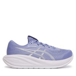 Buty do biegania Asics. Fioletowe obuwie sportowe damskie Asics, bez wzorów, bez zapięcia, do biegania. Za 719.99 zł.