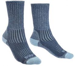 BRIDGEDALE Skarpety damskie HIKE MID MERINO C-L ( 41-43)-Niebieski. Niebieskie skarpetki damskie Bridgedale, bez wzorów, z elastanu. Za 75.50 zł.