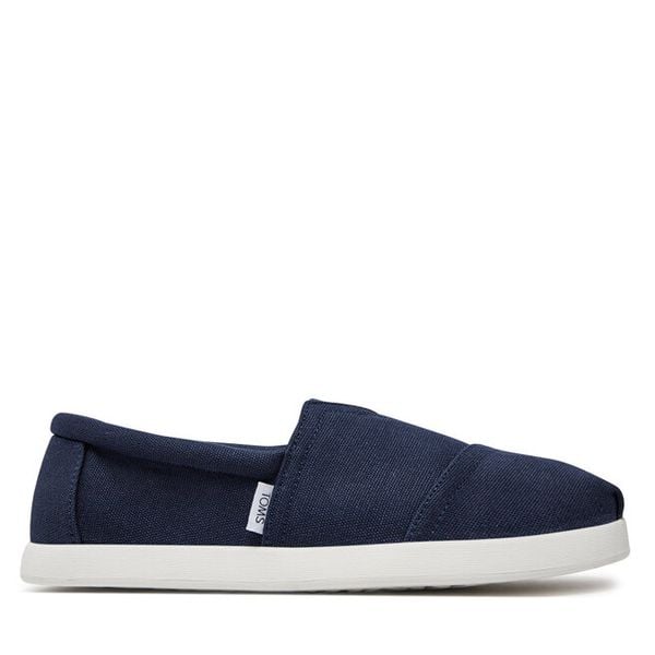 Tenisówki Toms. Niebieskie trampki męskie Toms, bez wzorów, bez zapięcia. Za 149.99 zł.