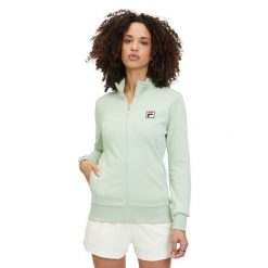 Bluza damska FILA Lubna. Zielone bluzy damskie Fila, xs, bez wzorów, casualowe, bez ramiączek, bez kaptura. Za 189.99 zł.