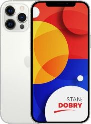 Smartfon Apple APPLE IPHONE 12 PRO MAX 128GB SILVER | STAN DOBRY. Szare smartfony Apple. Za 2,599.00 zł.