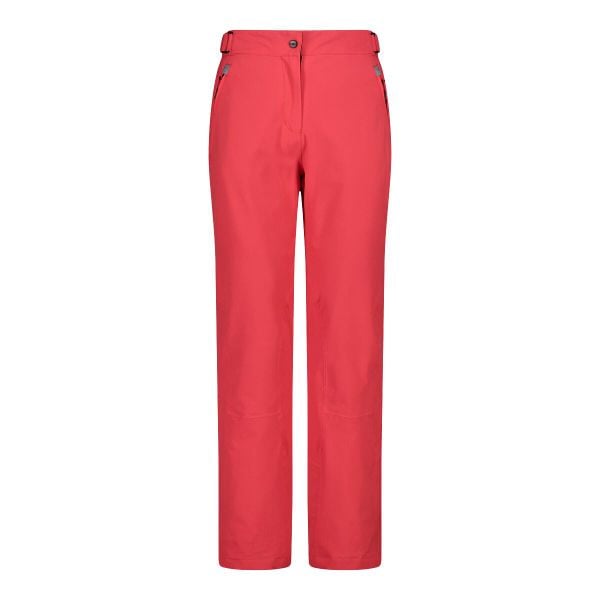 Spodnie damskie narciarskie CMP 3W18596N. Czerwone spodnie materiałowe damskie CMP, na zimę, bez wzorów, sportowe. Za 543.50 zł.