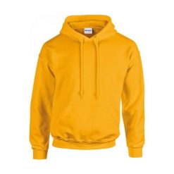 Bluza z kapturem Gildan Heavy Blend ®. Żółte bluzy damskie GILDAN, l, bez wzorów, z bawełny, klasyczne, bez ramiączek, z kapturem. Za 81.25 zł.