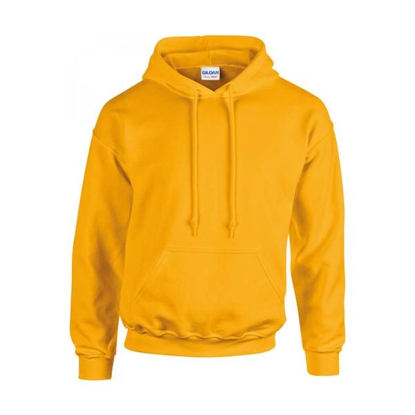 Bluza z kapturem Gildan Heavy Blend ®. Żółte bluzy damskie GILDAN, l, bez wzorów, z bawełny, klasyczne, bez ramiączek, z kapturem. Za 83.15 zł.