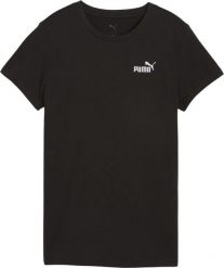 Koszulka damska Puma ESS Small No.1 Logo Tee czarna 682372 01 M. Czarne bluzki damskie Puma, m, bez wzorów, bez kołnierzyka, bez ramiączek. Za 101.34 zł.