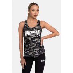Damski tank top Lonsdale Beaquoy. Szare topy damskie Lonsdale, bez wzorów, sportowe, bez kołnierzyka, bez ramiączek. Za 152.00 zł.