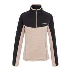 Damska Bluza Szybkoschnąca Z Suwakiem Hepley. Brązowe bluzy damskie Regatta, na zimę, bez wzorów, sportowe, bez ramiączek, bez kaptura. Za 58.99 zł.
