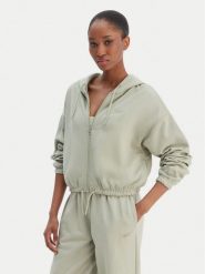 Reebok Bluza Reebok x Ewa Chodakowska Marti RK25620CCW Zielony Regular Fit. Zielone bluzy damskie Reebok, xs, bez wzorów, z syntetyku, bez ramiączek, bez kaptura. Za 249.99 zł.