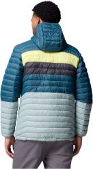 Kurtka męska Columbia Powder Pass Hooded Jacket 2134131461 Niebieskie L. Niebieskie kurtki męskie Columbia, l, bez wzorów, bez kaptura. Za 373.39 zł.