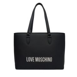 Torebka LOVE MOSCHINO. Czarne shopperki damskie Love Moschino, bez wzorów, bez dodatków. Za 1,049.00 zł.