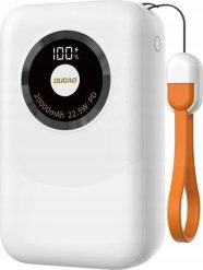 Powerbank Dudao K21 Mini 10000mAh 22.5W USB-A / USB-C - beżowy. Brązowe powerbanki Dudao. Za 60.04 zł.