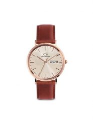 Daniel Wellington Zegarek Classic Day Display 40 DW00100829 Różowe złoto. Czerwone, analogowe zegarki męskie Daniel Wellington, bez wzorów, złote. Za 809.99 zł.