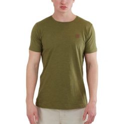T-shirt męski Fundango Jaggy Strukturyzowany krótki rękaw. Brązowe koszulki sportowe męskie FUNDANGO, m, bez wzorów, bez ramiączek, trekkingowe. Za 99.00 zł.
