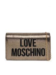 LOVE MOSCHINO Torebka JC4104PP1OLK0901 Złoty. Żółte torebki do ręki damskie Love Moschino, bez wzorów, ze skóry, bez dodatków. Za 679.99 zł.