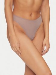 Chantelle Stringi Pulpies C22HG9 Beżowy. Brązowe majtki damskie Chantelle, z syntetyku. Za 39.99 zł.