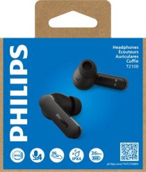 Słuchawki Philips bezprzewodowe black (TAT2100BK/00). Czarne słuchawki bezprzewodowe Philips. Za 100.10 zł.