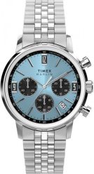 Zegarek Timex Zegarek męski Timex TW2Y66500 srebrny. Szare zegarki męskie Timex, bez wzorów, srebrne. Za 1,190.00 zł.