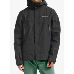 Kurtka przeciwdeszczowa męska Didriksons Grit Jacket 4. Czarne kurtki męskie Didriksons, m, bez wzorów, bez kaptura. Za 637.99 zł.