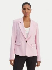 Fracomina Marynarka FR26SJ1001W42901 Różowy Regular Fit. Czerwone marynarki i żakiety damskie Fracomina, bez wzorów, z syntetyku, bez kołnierzyka, bez ramiączek. Za 699.99 zł.