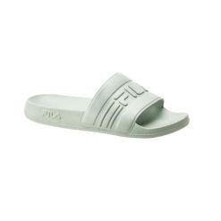 Klapki basenowe damskie Fila Jetspeed. Zielone klapki damskie Fila, bez wzorów, bez obcasa, bez zapięcia. W wyprzedaży za 68.00 zł.