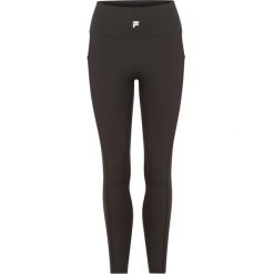 Damskie legginsy z wysoką talią 7/8 Fila Raga. Czarne legginsy damskie Fila, bez wzorów, z materiału. Za 231.62 zł.