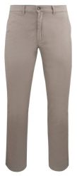 Męskie, Bawełniane Spodnie Typu Chinos - Victorio - Beżowe. Brązowe eleganckie spodnie męskie Victorio, bez wzorów, z bawełny. Za 269.00 zł.