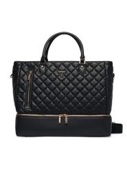 Guess Torba weekendowa Juliet Travel TWQN24 56415 Czarny. Czarne torby podróżne damskie Guess, z aplikacjami, ze skóry. Za 794.99 zł.