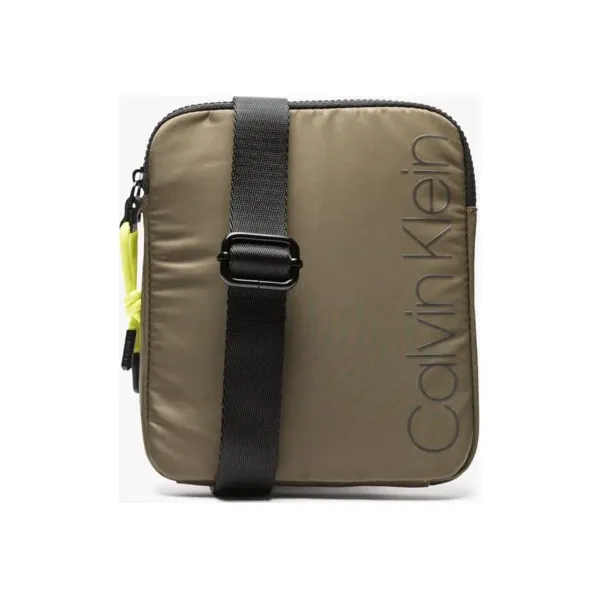 Calvin Klein Torba Trail Mini Flat Crossover , zielony, rozmiar ONE SIZE. Zielone torby na ramię męskie Calvin Klein, z materiału, małe. W wyprzedaży za 189.99 zł.