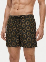 Quiksilver Szorty kąpielowe Everyday Printed Volley 15 EQYJV04219 Czarny Regular Fit. Czarne kąpielówki męskie Quiksilver, m, bez wzorów, z syntetyku. Za 189.99 zł.