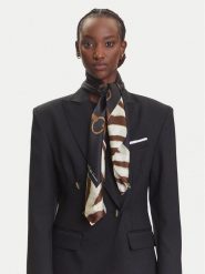 LAUREN RALPH LAUREN Chusta 454980710001 Czarny. Czarne rękawiczki damskie Lauren Ralph Lauren, bez wzorów, z jedwabiu. Za 499.99 zł.