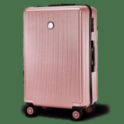 Walizka duża Wings PC African Eagle 2.0 28'' PINK. Czerwone walizki damskie Wings, bez wzorów, z materiału, duże. Za 289.90 zł.
