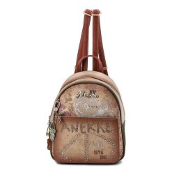 Brązowy Plecak Damski Anekke W Stylu Boho. Brązowe plecaki damskie Anekke, bez wzorów, boho. Za 369.00 zł.