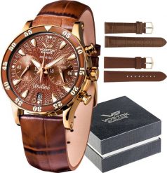 Zegarek Vostok Europe Zegarek damski Vostok Europe VK64-515B569 brązowy. Brązowe zegarki damskie Vostok Europe. Za 1,890.00 zł.