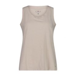 Damski tank top CMP. Brązowe topy damskie CMP, s, bez wzorów, bez kołnierzyka, bez ramiączek. Za 141.50 zł.
