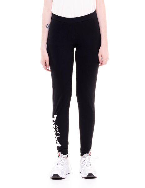 Legginsy miękki na trening na siłownia. Białe legginsy damskie LEONE 1947 APPAREL, bez wzorów. Za 63.11 zł.