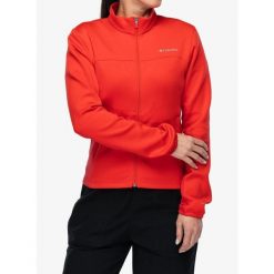 Bluza polarowa damska Columbia Sloan Crest Spacer Fleece FZ. Czerwone bluzy damskie Columbia, bez wzorów, z polaru, sportowe, bez ramiączek, bez kaptura. Za 329.99 zł.