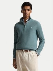 Polo Ralph Lauren Sweter 710B18060015 Zielony jasny Regular Fit. Zielone swetry męskie Polo Ralph Lauren, l, bez wzorów, z bawełny, bez kołnierzyka, bez ramiączek. Za 949.99 zł.