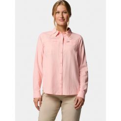 Koszulka turystyczna damska Columbia Silver Ridge 3.0. Czerwone bluzki damskie Columbia, m, bez wzorów, sportowe, bez kołnierzyka, bez ramiączek. W wyprzedaży za 296.65 zł.