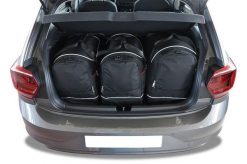 Torby Do Bagażnika Vw Polo 2017+ 3Szt Kjust. Czarne torby podróżne damskie KJUST, bez wzorów, z kauczuku. Za 729.00 zł.