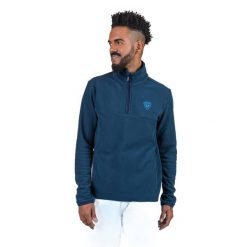 Bluza męska Rossignol Strawpile Fleece Hz. Niebieskie bluzy męskie Rossignol, na zimę, m, bez wzorów, sportowe, bez ramiączek, bez kaptura. Za 265.00 zł.