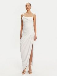 JACQUEMUS Sukienka wieczorowa 21E243DR001-1020 Biały Regular Fit. Białe sukienki damskie JACQUEMUS, bez wzorów, z wiskozy, wizytowe, bez kołnierzyka, bez ramiączek. Za 3,539.00 zł.