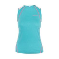 Damski tank top Kari Traa Alma. Niebieskie topy damskie Kari Traa, bez wzorów, sportowe, bez kołnierzyka, bez ramiączek. Za 308.00 zł.
