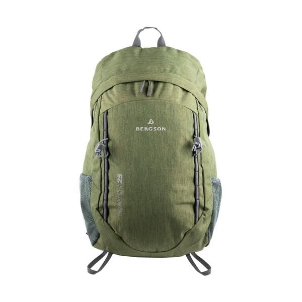 Plecak turystyczny Vestfold 25l 1. Zielone plecaki męskie Bergson, bez wzorów, z materiału, eleganckie. Za 121.00 zł.