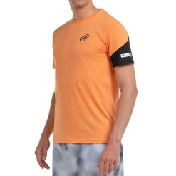 Bullpadel Montia T-shirt. Brązowe t-shirty damskie bullpadel, bez wzorów, sportowe, bez kołnierzyka, bez ramiączek. W wyprzedaży za 144.35 zł.